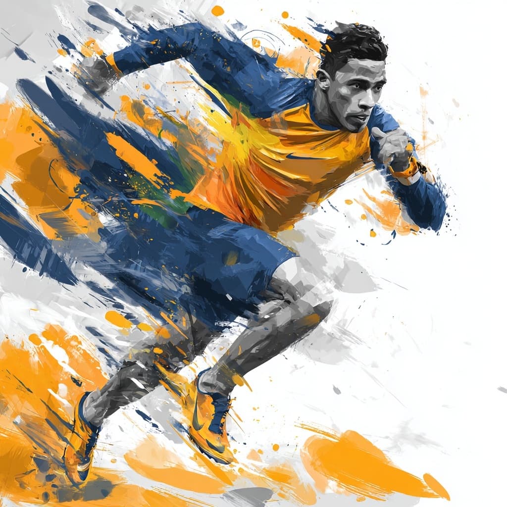 Trail runner achieving success, representing NxtStride's mission to empower athletes globally